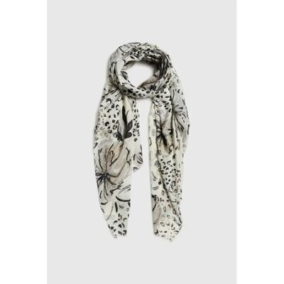 Damessjaal Moodo L-SZ-4901 Gris TU Damessjaal Moodo L-SZ-4901 Gris TU
