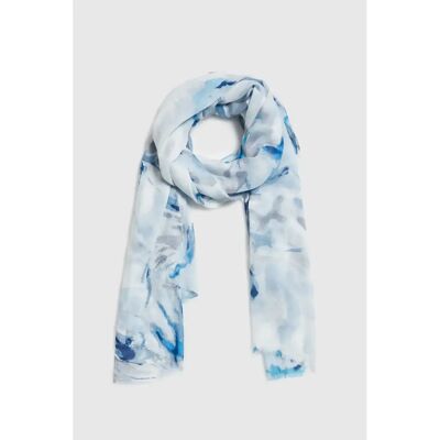 Damessjaal Moodo L-SZ-4915 Bleu TU Damessjaal Moodo L-SZ-4915 Bleu TU