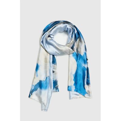 Damessjaal Moodo L-SZ-4918 Bleu TU Damessjaal Moodo L-SZ-4918 Bleu TU