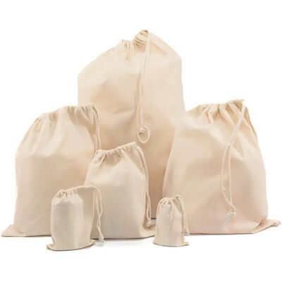 Kleine tassen van gerecycled katoen Newgen Beige 2XS Kleine tassen van gerecycled katoen Newgen Beige 2XS