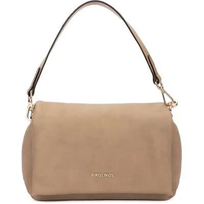 Schoudertas voor vrouwen Pikolinos Pau Beige TU Schoudertas voor vrouwen Pikolinos Pau Beige TU