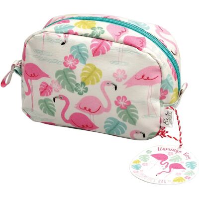 Toilettas Rex London Flamingo Bay Blanc 6x16x10 cm Toilettas Rex London Flamingo Bay Blanc 6x16x10 cm
