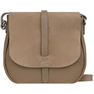 Premium Leer en Suède Handtas voor Dames Ryłko Beige TU Premium Leer en Suède Handtas voor Dames Ryłko Beige TU