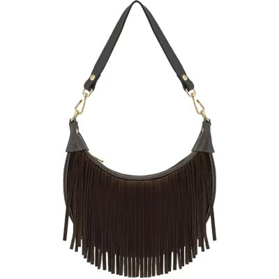 Fringed Handbag Dames Ryłko Marron TU Fringed Handbag Dames Ryłko Marron TU