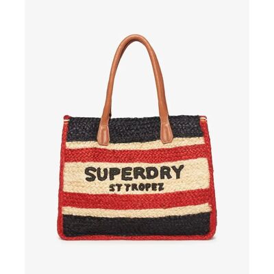 Dames rieten tas Superdry Luxe Bleu TU Dames rieten tas Superdry Luxe Bleu TU