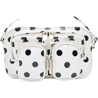 Vrouwenhandtas Nunoo Helena Polka Blanc TU Vrouwenhandtas Nunoo Helena Polka Blanc TU