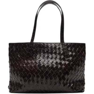 Vrouwenhandtas Nunoo Shopper Texas Marron 26x36x19 cm Vrouwenhandtas Nunoo Shopper Texas Marron 26x36x19 cm