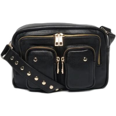 Schoudertas voor vrouwen Nunoo Ellie Air 1 Noir 15x24x9 cm Schoudertas voor vrouwen Nunoo Ellie Air 1 Noir 15x24x9 cm