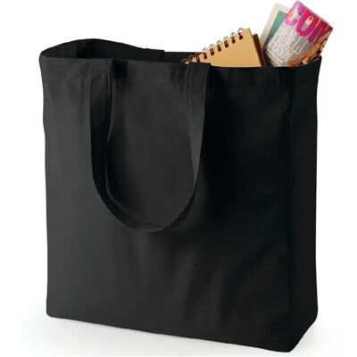 Canvas tote bag Quadra Classic Noir 20 L Canvas tote bag Quadra Classic Noir 20 L