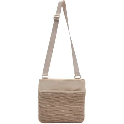 Schoudertas met logo en ritsvak dames s.Oliver Beige TU Schoudertas met logo en ritsvak dames s.Oliver Beige TU