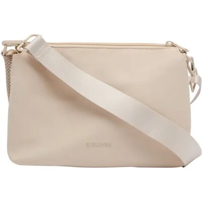 Schoudertas met verstelbare schouderriem voor vrouwen s.Oliver Beige TU Schoudertas met verstelbare schouderriem voor vrouwen s.Oliver Beige TU