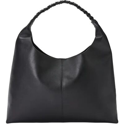 Schoudertas met reliëflogo vrouw s.Oliver Noir TU Schoudertas met reliëflogo vrouw s.Oliver Noir TU