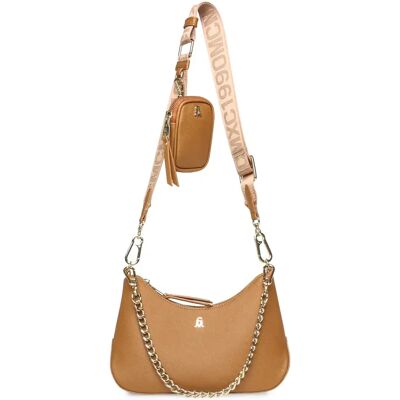 Schoudertas voor vrouwen Steve Madden Bsin Marron TU Schoudertas voor vrouwen Steve Madden Bsin Marron TU