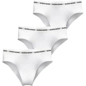 Damesslip met hoge taille Björn Borg Logo Brief (x3) Blanc XL Damesslip met hoge taille Björn Borg Logo Brief (x3) Blanc XL