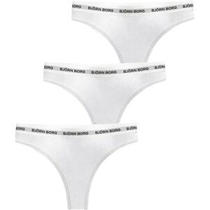 Dames string Björn Borg Logo (x3) Blanc M Dames string Björn Borg Logo (x3) Blanc M