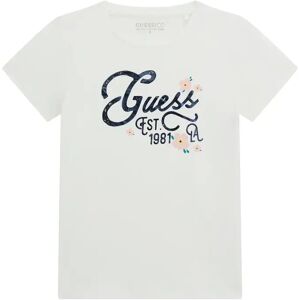 T-shirt met bedrukte logo voor meisjes Guess Blanc 16 jaar oud T-shirt met bedrukte logo voor meisjes Guess Blanc 16 jaar oud