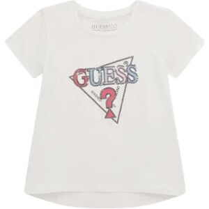 T-shirt met driehoekige logo voor meisjes Guess High Low Blanc 6 jaar oud T-shirt met driehoekige logo voor meisjes Guess High Low Blanc 6 jaar oud