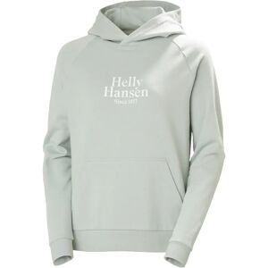 Helly Hansen Dames Core Graphic Hoodie - Groen Mist - Hoodie Helly Hansen Dames Core Graphic Hoodie - Groen Mist - Hoodie
