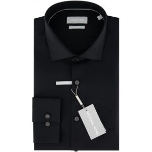 Slim popeline shirt Michael Kors Stretch Noir 42 Slim popeline shirt Michael Kors Stretch Noir 42