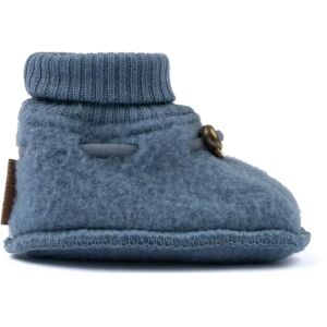 Babyslofjes van wol Mikk-Line Bleu 18/24 mois Babyslofjes van wol Mikk-Line Bleu 18/24 mois