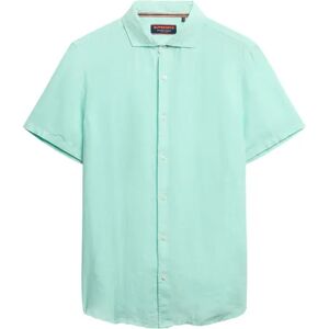 Linnen vakantieoverhemd Superdry Vert M Linnen vakantieoverhemd Superdry Vert M