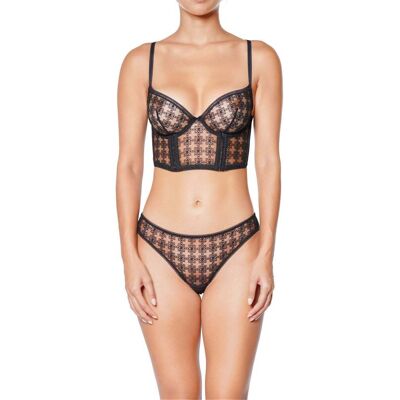 Dameskorset Huit Café Zwart 85D Dameskorset Huit Café Zwart 85D