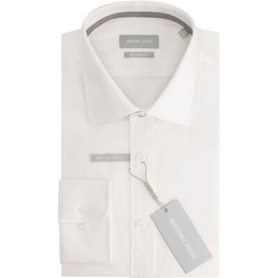Shirt Michael Kors Dobby Engineerd Modern Fit Blanc 45 Shirt Michael Kors Dobby Engineerd Modern Fit Blanc 45