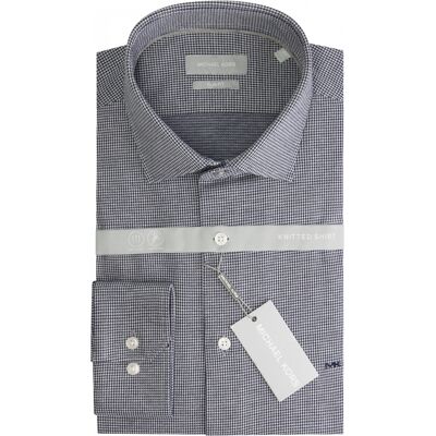 Slim pied-de-poule shirt Michael Kors Blauw 38 Slim pied-de-poule shirt Michael Kors Blauw 38