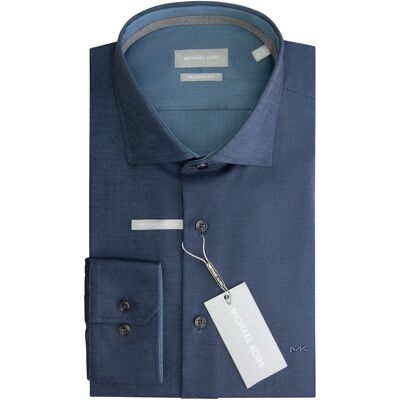 Dubbelzijdig shirt Michael Kors Modern Blauw 40 Dubbelzijdig shirt Michael Kors Modern Blauw 40