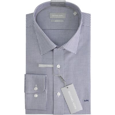 Slim fit ruitjesoverhemd Michael Kors Modern Blauw 39 Slim fit ruitjesoverhemd Michael Kors Modern Blauw 39