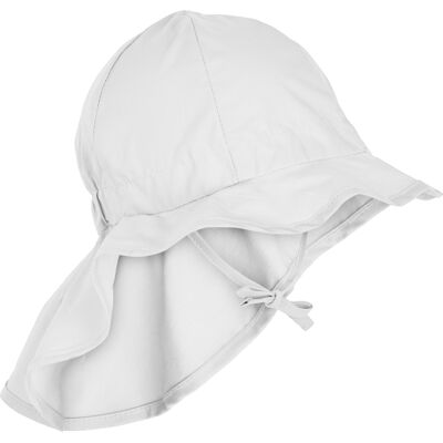 Zomerhoed met lange kraag voor baby Mikk-Line Solid Wit 6/12 maanden Zomerhoed met lange kraag voor baby Mikk-Line Solid Wit 6/12 maanden