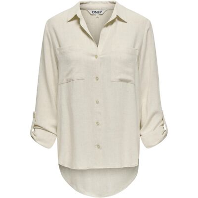 Dameshemd Only Yasmin-Siesta Blanc M Dameshemd Only Yasmin-Siesta Blanc M