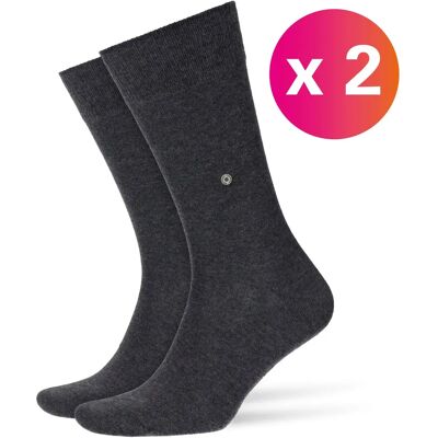 Sokken Burlington Everyday (2pcs) Gris 40/46 Sokken Burlington Everyday (2pcs) Gris 40/46