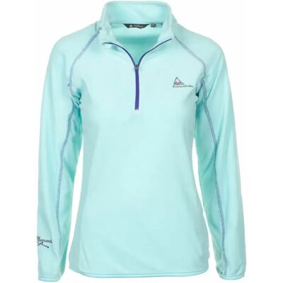 Microfleece sweatshirt met halve rits voor meisjes Peak Mountain Gafine Violet 10 ans Microfleece sweatshirt met halve rits voor meisjes Peak Mountain Gafine Violet 10 ans