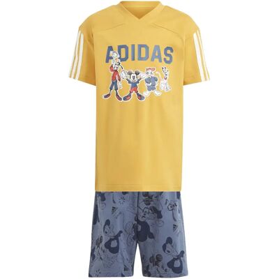 Baby t-shirt en shortset adidas Disney Mickey Mouse Jaune 18/24 mois Baby t-shirt en shortset adidas Disney Mickey Mouse Jaune 18/24 mois