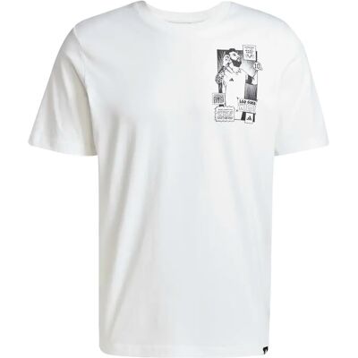 Adidas Messi Icon Wit Voetbal T-shirt - Officieel Adidas Messi Icon Wit Voetbal T-shirt - Officieel