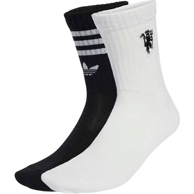 Sokken adidas Manchester United (x2) Blanc 37/39 Sokken adidas Manchester United (x2) Blanc 37/39
