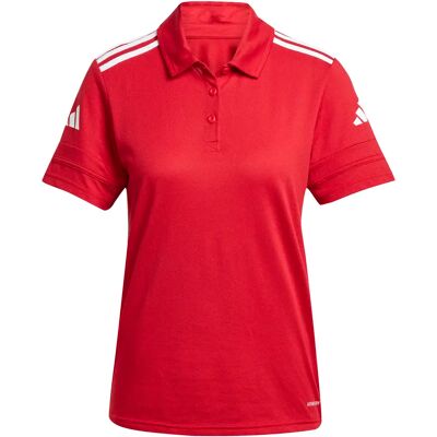Katoenen polo voor dames adidas Squadra25 Rouge M Katoenen polo voor dames adidas Squadra25 Rouge M