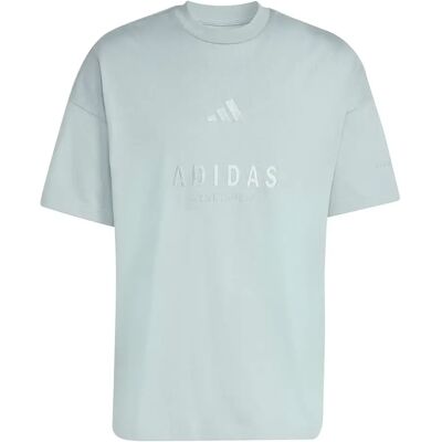 T-shirt met geborduurd grafiek adidas All Szn Vert L T-shirt met geborduurd grafiek adidas All Szn Vert L