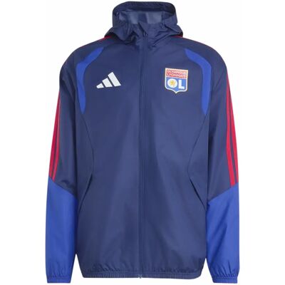 Adidas Veste All Weather OL Tiro 26 Bleu XL Adidas Veste All Weather OL Tiro 26 Bleu XL