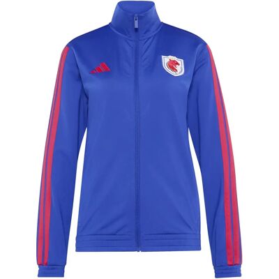 Adidas Vrouwelijke trainingsjas OL DNA 2026/27 Bleu XS Adidas Vrouwelijke trainingsjas OL DNA 2026/27 Bleu XS