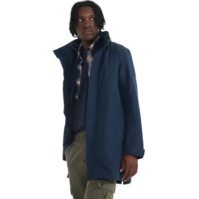 Lange parka met in te trekken capuchon Aigle Gore-Tex Bleu L Lange parka met in te trekken capuchon Aigle Gore-Tex Bleu L