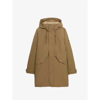 Fishtail parka met voering van sherpa en capuchon Aigle Gore-Tex Beige S Fishtail parka met voering van sherpa en capuchon Aigle Gore-Tex Beige S