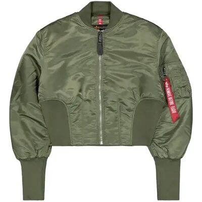 Damesjas Alpha Industries Waisted MA-1 Vert XS Damesjas Alpha Industries Waisted MA-1 Vert XS