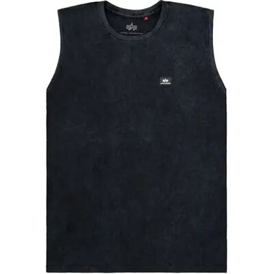 Tanktop Alpha Industries Waffle Small Logo Noir M Tanktop Alpha Industries Waffle Small Logo Noir M