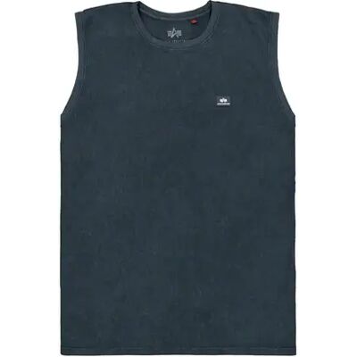 Tanktop Alpha Industries Waffle Small Logo Bleu M Tanktop Alpha Industries Waffle Small Logo Bleu M