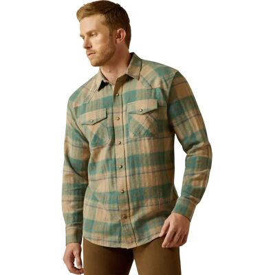 Overhemd Ariat Huxlee Retro Bleu M Overhemd Ariat Huxlee Retro Bleu M