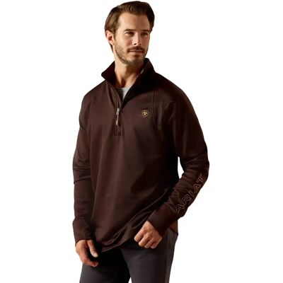 Polaire 1/2 Rits Ariat Team EQ Marron S Polaire 1/2 Rits Ariat Team EQ Marron S