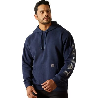 Hoodie Ariat Rebar Bleu 2XL Hoodie Ariat Rebar Bleu 2XL