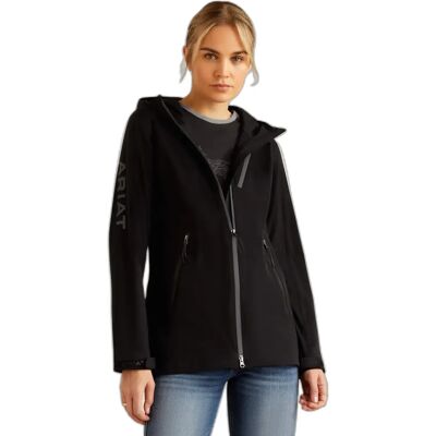 Waterdicht damesjack met capuchon Ariat Venture H2O Noir S Waterdicht damesjack met capuchon Ariat Venture H2O Noir S